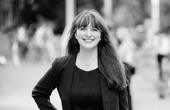 Woman smiling